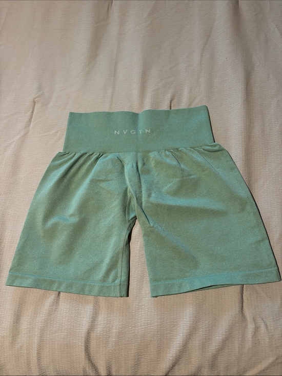 NVGTN Pants - NVGTN Mint Green High-Rise Bike Shorts